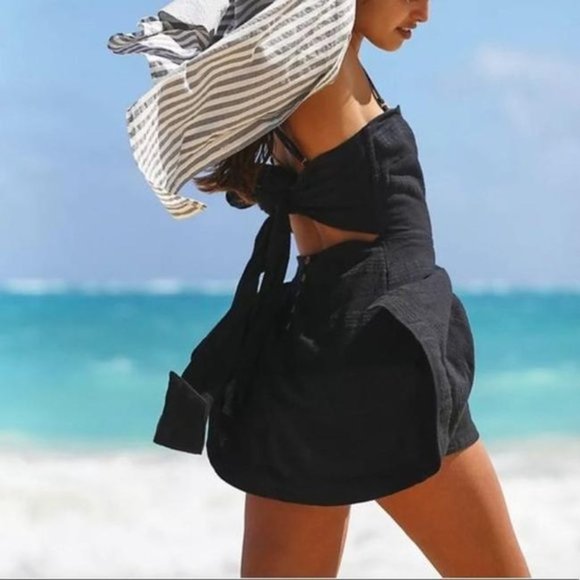 Free People Go Get Em Skort Romper - Picture 3 of 5